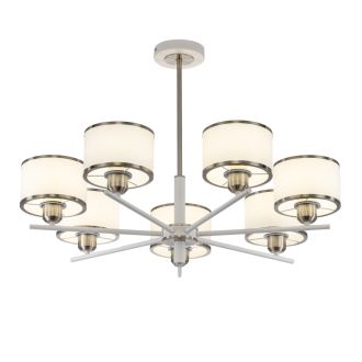 Люстра на штанге Citilux Alton CL421272, 7×E27 по 75 Вт, белый