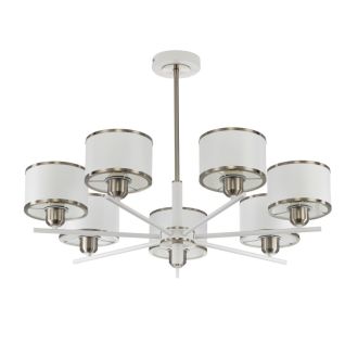 Люстра на штанге Citilux Alton CL421272, 7×E27 по 75 Вт, белый