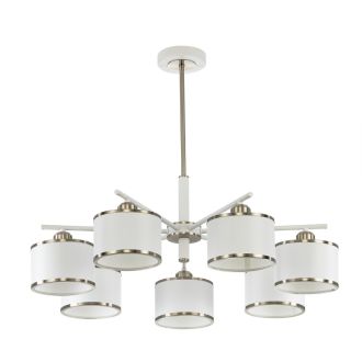 Люстра на штанге Citilux Alton CL421272, 7×E27 по 75 Вт, белый