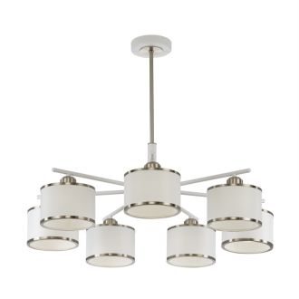 Люстра на штанге Citilux Alton CL421272, 7×E27 по 75 Вт, белый