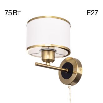 Бра Citilux Alton CL421413, E27, 75 Вт, бронзовый/белый, современный стиль