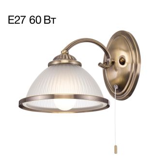 Бра Citilux Alonso CL422313, E27, 60 Вт, бронзовый/белый, классический стиль