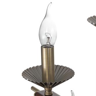 Подвесная люстра Citilux Kaptor CL423193, 12×E14 по 60 Вт, бронзовый