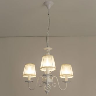 Подвесная люстра Citilux Ровена CL427130, 3×E14 по 60 Вт, белый