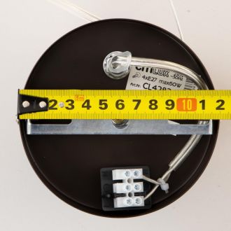 Подвесная люстра Citilux Форма CL428281, 8×E27 по 60 Вт, коричневый/серый