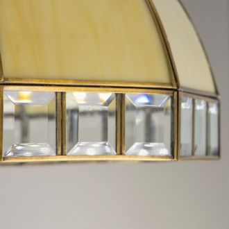 Подвесная люстра Citilux Шербург CL440131, 3×E27 по 75 Вт, бронзовый/бежевый