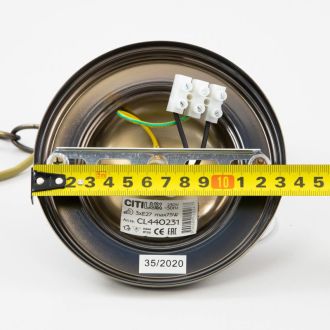 Подвесная люстра Citilux Шербург CL440231, 3×E27 по 75 Вт, бронзовый/бежевый