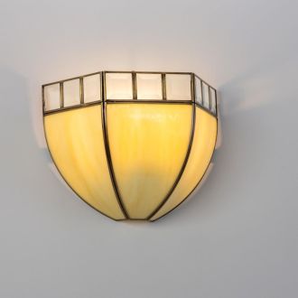 Бра Citilux Шербург CL440311, E27, 75 Вт, бронзовый/бежевый, тиффани стиль