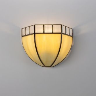 Бра Citilux Шербург CL440311, E27, 75 Вт, бронзовый/бежевый, тиффани стиль