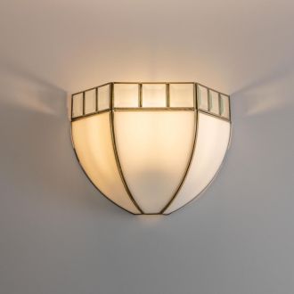 Бра Citilux Шербург CL440312, E27, 75 Вт, бронзовый/белый, тиффани стиль