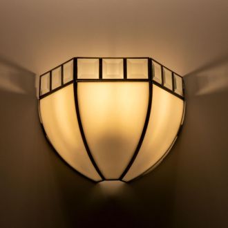Бра Citilux Шербург CL440312, E27, 75 Вт, бронзовый/белый, тиффани стиль