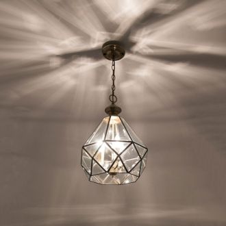 Подвесной светильник Citilux Витра CL442130, 3×E14 по 60 Вт, бронзовый/прозрачный