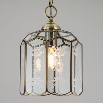 Подвесной светильник Citilux Витра CL442210, E27, 75 Вт, бронзовый/прозрачный