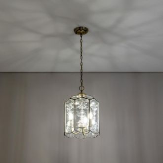 Подвесной светильник Citilux Витра CL442230, 3×E14 по 60 Вт, бронзовый/прозрачный