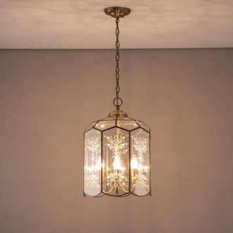 Подвесной светильник Citilux Витра CL442260, 6×E14 по 60 Вт, бронзовый/прозрачный