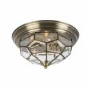 Накладной светильник Citilux Витра CL442530, 3×E14 по 60 Вт, бронзовый/прозрачный