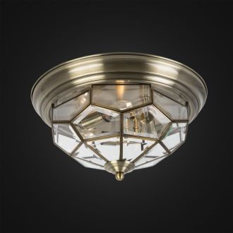 Накладной светильник Citilux Витра CL442530, 3×E14 по 60 Вт, бронзовый/прозрачный
