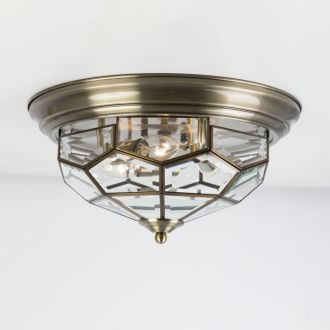 Накладной светильник Citilux Витра CL442530, 3×E14 по 60 Вт, бронзовый/прозрачный