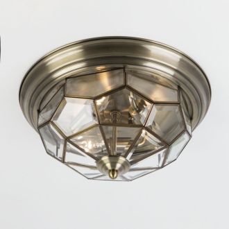 Накладной светильник Citilux Витра CL442530, 3×E14 по 60 Вт, бронзовый/прозрачный