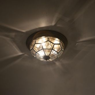 Накладной светильник Citilux Витра CL442530, 3×E14 по 60 Вт, бронзовый/прозрачный