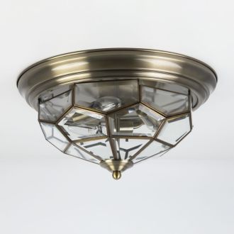 Накладной светильник Citilux Витра CL442530, 3×E14 по 60 Вт, бронзовый/прозрачный