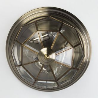 Накладной светильник Citilux Витра CL442530, 3×E14 по 60 Вт, бронзовый/прозрачный