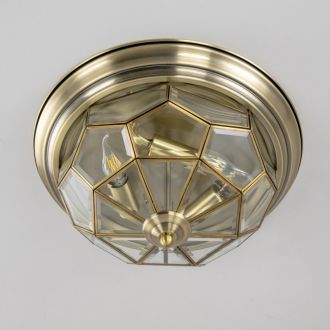 Накладной светильник Citilux Витра CL442530, 3×E14 по 60 Вт, бронзовый/прозрачный