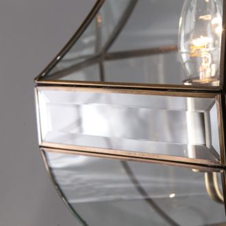 Подвесной светильник Citilux Гера CL444130, 3×E14 по 60 Вт, бронзовый/прозрачный