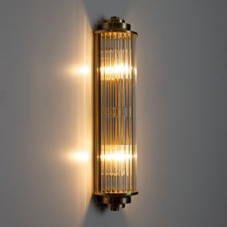 Бра Citilux Verdon CL448013, 2×E14 по 40 Вт, бронзовый/прозрачный