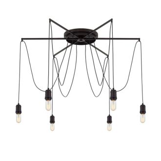 Подвесной светильник Citilux Эдисон CL451262, 6×E27 по 75 Вт, коричневый