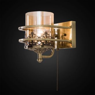 Бра Citilux Ориент CL464313, E27, 75 Вт, бронзовый/прозрачный