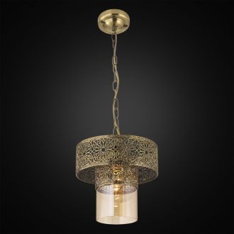 Подвесной светильник Citilux Эмир CL467133, E27, 75 Вт, бронзовый/прозрачный