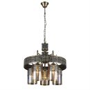 Подвесная люстра Citilux Эмир CL467153, 5×E27 по 75 Вт, бронзовый/прозрачный Подвесная люстра Citilux Эмир CL467153, 5×E27 по 75 Вт, бронзовый/прозрачный