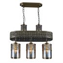 Подвесная люстра Citilux Эмир CL467233, 3×E27 по 75 Вт, бронзовый/прозрачный Подвесная люстра Citilux Эмир CL467233, 3×E27 по 75 Вт, бронзовый/прозрачный