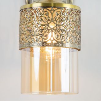 Бра Citilux Эмир CL467313, E27, 75 Вт, бронзовый/прозрачный, современный стиль