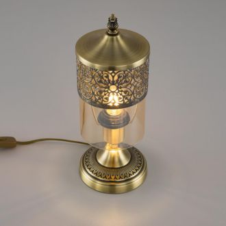 Настольная лампа Citilux Эмир CL467813, E27, 75 Вт, бронзовый/бежевый