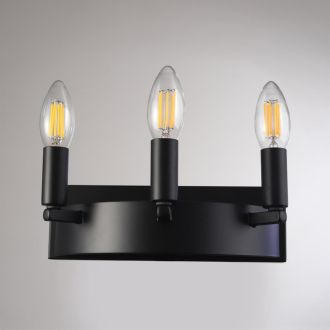 Бра Citilux Смитсон CL470303, 3×E14 по 60 Вт, коричневый, кантри стиль