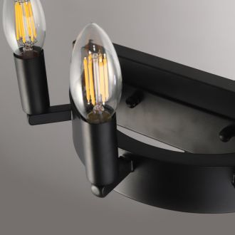 Бра Citilux Смитсон CL470303, 3×E14 по 60 Вт, коричневый, кантри стиль