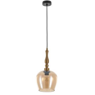 Подвесной светильник Citilux Nort CL475011, E27, 40 Вт, бронзовый/янтарный