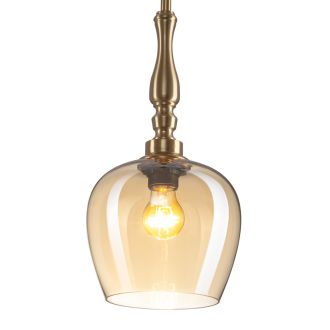 Подвесной светильник Citilux Nort CL475011, E27, 40 Вт, бронзовый/янтарный
