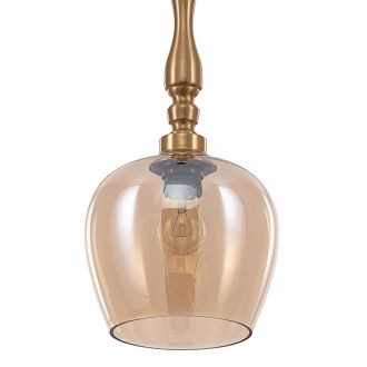 Подвесной светильник Citilux Nort CL475011, E27, 40 Вт, бронзовый/янтарный