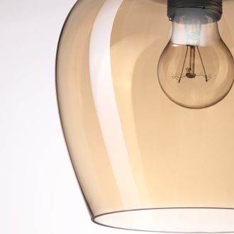 Подвесной светильник Citilux Nort CL475011, E27, 40 Вт, бронзовый/янтарный