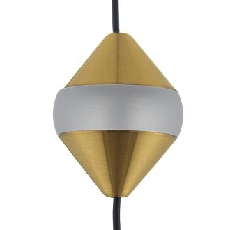 Подвесной светильник Citilux Nort CL475021, E27, 42 Вт, бронзовый/янтарный