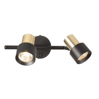 Спот Citilux Sat CL505621, 2×GU10 по 50 Вт, черный, современный стиль