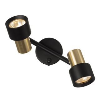 Спот Citilux Sat CL505621, 2×GU10 по 50 Вт, черный, современный стиль