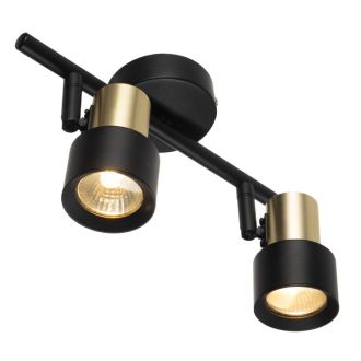 Спот Citilux Sat CL505621, 2×GU10 по 50 Вт, черный, современный стиль