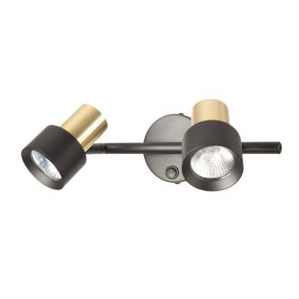 Спот Citilux Sat CL505621, 2×GU10 по 50 Вт, черный, современный стиль