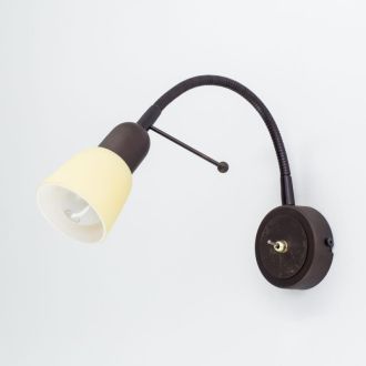 Бра Citilux Ронда CL506314, E14, 60 Вт, коричневый/бежевый, современный стиль