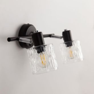 Спот Citilux Артик CL510525, 2×E14 по 40 Вт, коричневый/прозрачный