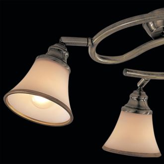 Накладная люстра Citilux Прованс CL511143, 4×E14 по 60 Вт, бронзовый/бежевый